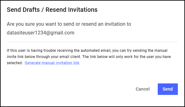 Resend Invitation